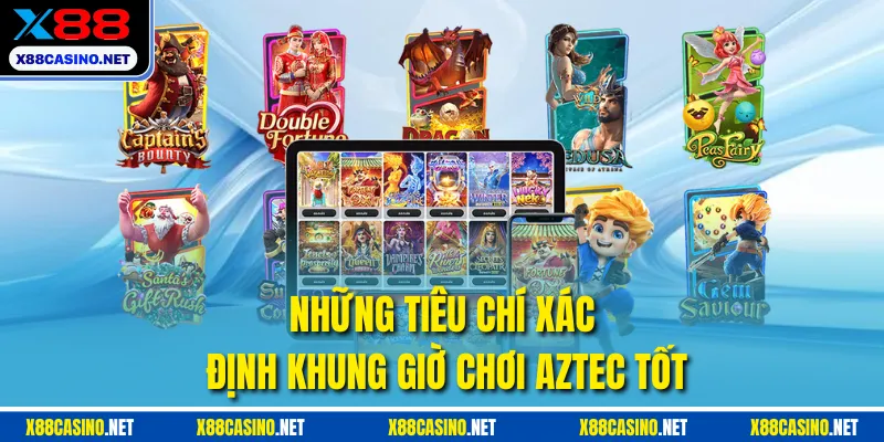 Những tiêu chí xác định khung giờ chơi Aztec tốt