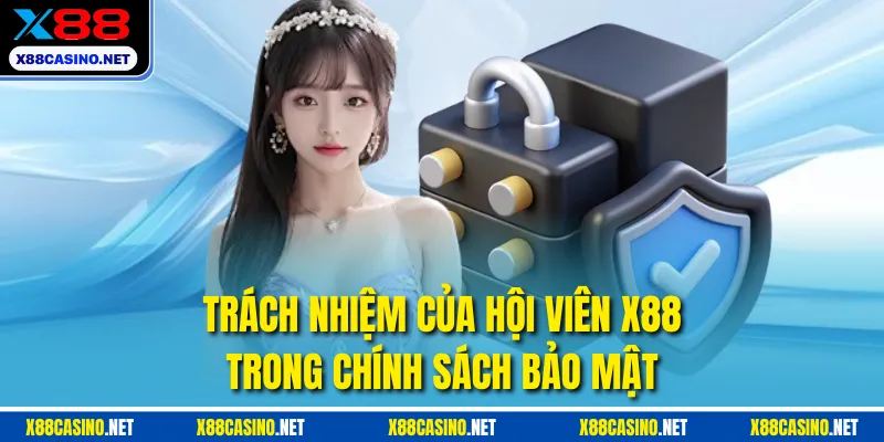 Trách nhiệm của hội viên X88 trong chính sách bảo mật